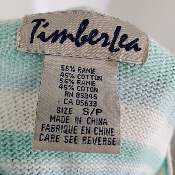 Timberlea vintage pullover sweater Sz S long sleeve embroidered - Picture 4 of 4